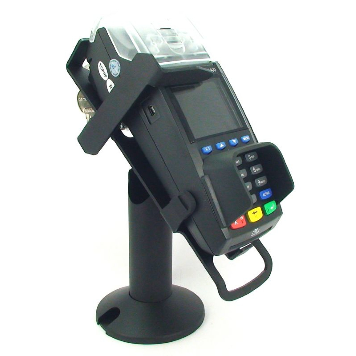 Pax S800 Tilt & Swivel Desk POS Pin Pad Mount with Locking Arm » Retail ...