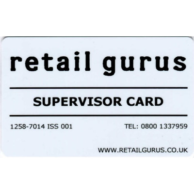 ingenico supervisor card white