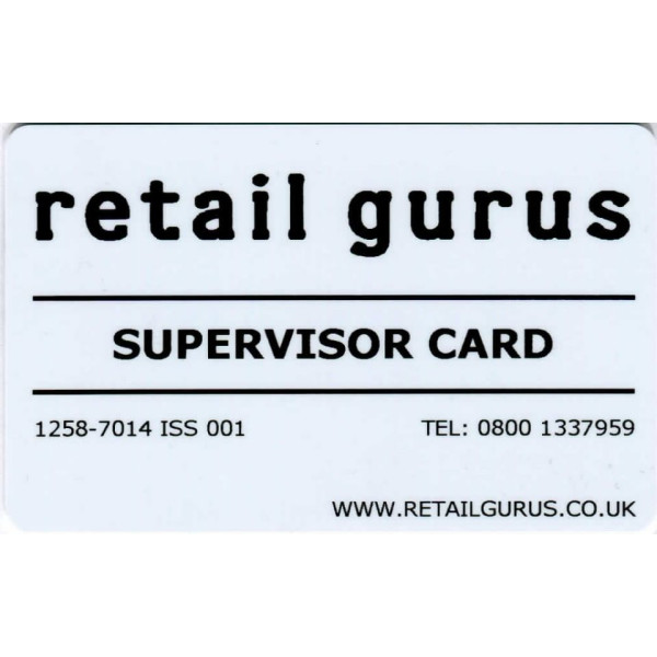 ingenico supervisor card white